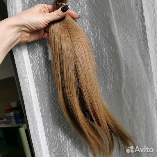 Волосы, срез, натуральные для наращивания