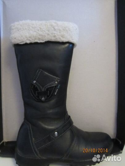 Кожанные сапоги Geox