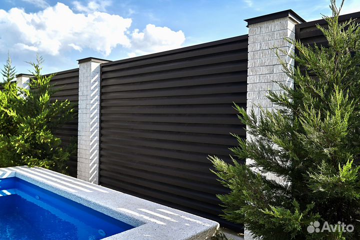 Забор жалюзи Grand line