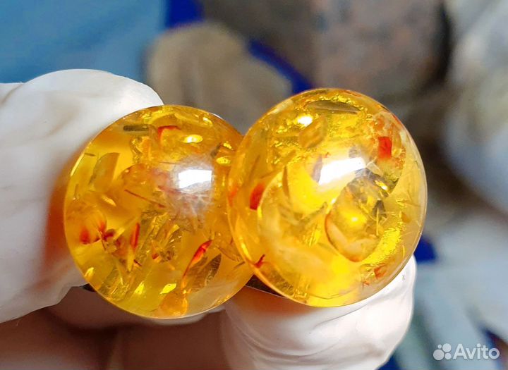 Украшения из янтаря серьги и кулоны