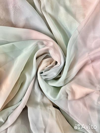 Тюль радужная