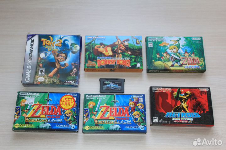 Nintendo GameBoy Advance редкие игры japan