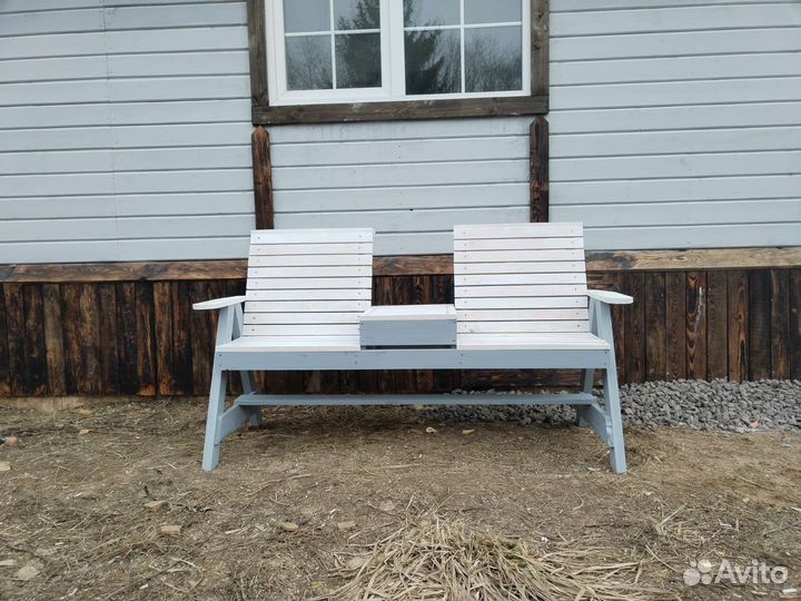 Скамейка со столиком лавка для дачи