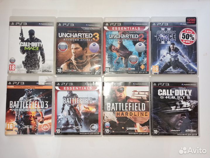 Диски на ps3