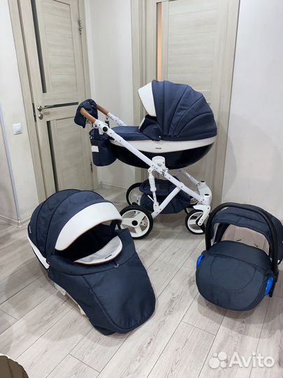 Коляска 3/1 adamex carbon