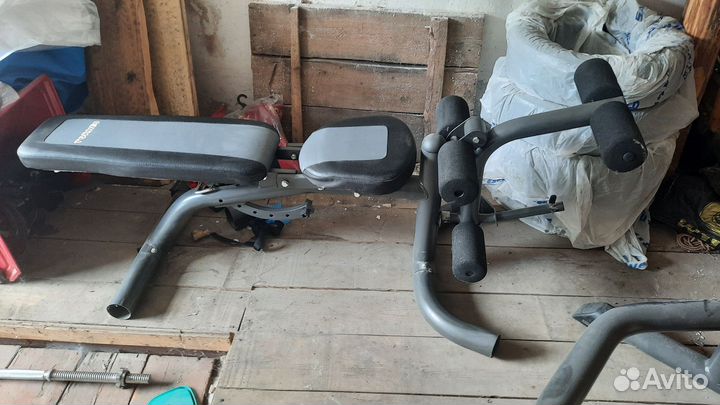 Тренажер для жима лежа, пресса