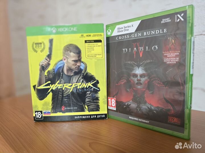 Cyberpunk 2077 xbox и diablo IV
