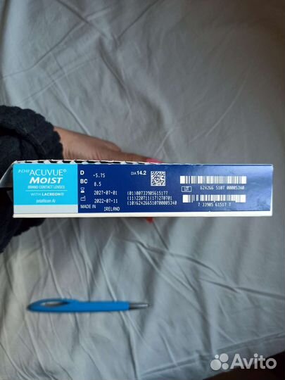 Линзы 1 day acuvue moist