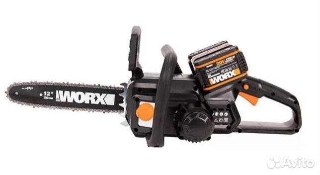 Пила цепная аккумулят Worx WG381E 40V Li cordless