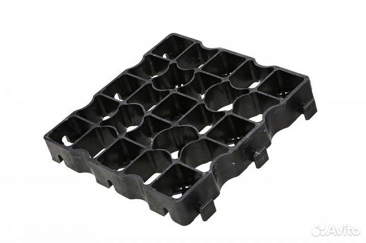 Георешетка газонная ecoraster E50 черная