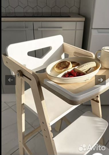 Столик Обеденный для стула BeFull, цвет белый