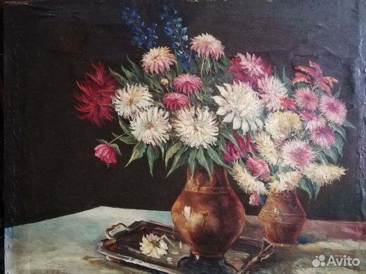 Голландский натюрморт.холст.масло.54-72см.1895г