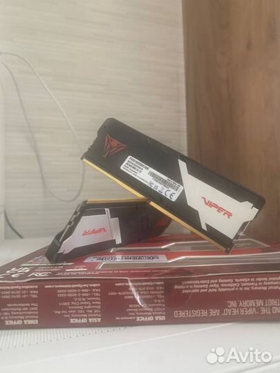 Оперативная память Patriot Viper Venom DDR5 16 гб