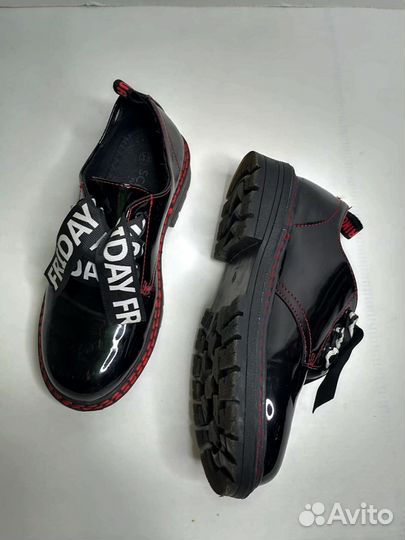 Туфли-ботинки лаковые futurino 34