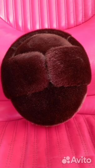 Норковая шапка мужская