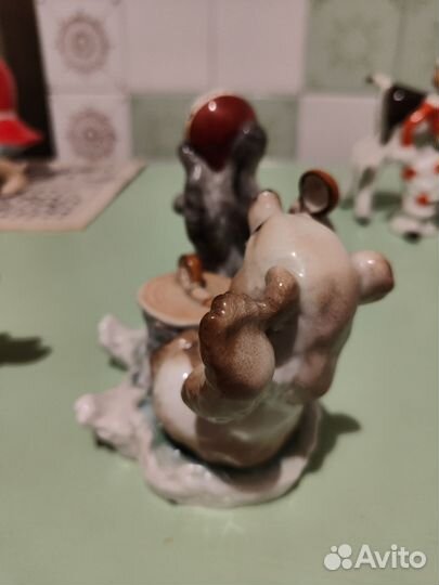 Чернильница СССР Мишки на привале