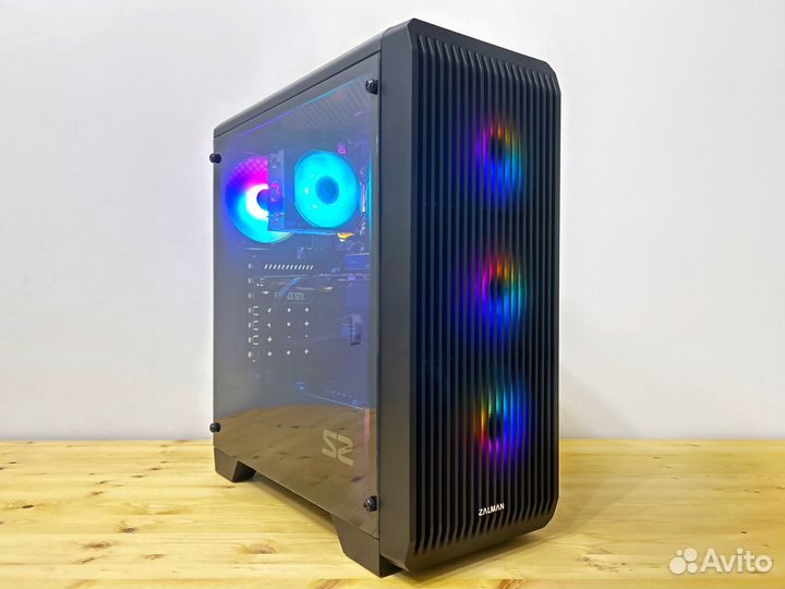 Игровой пк/Ryzen 3 4100/GTX 1660/16Gb Ram/512Gb