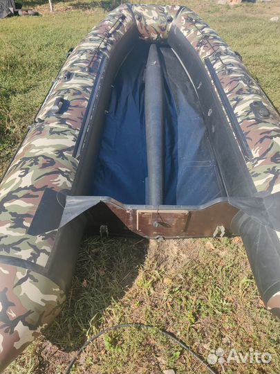 Продам лодку 410 пвх жёсткое дно