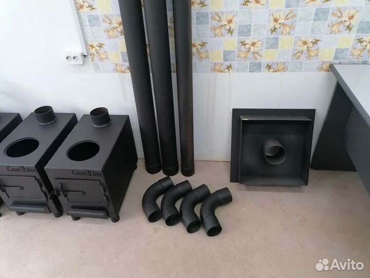 Печь буржуйка с конфоркой