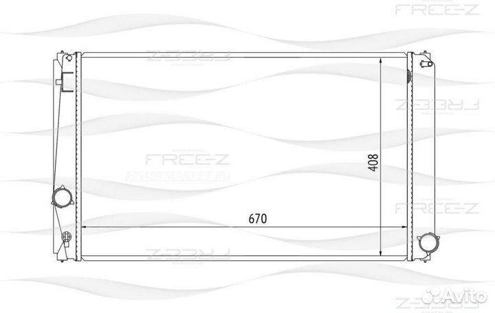 Free-Z KK0246 Радиатор