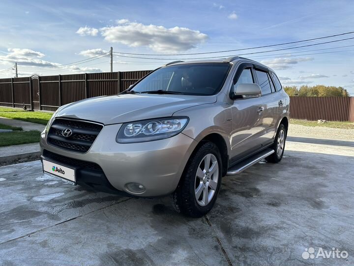 Hyundai Santa Fe 2.2 AT, 2009, 197 000 км