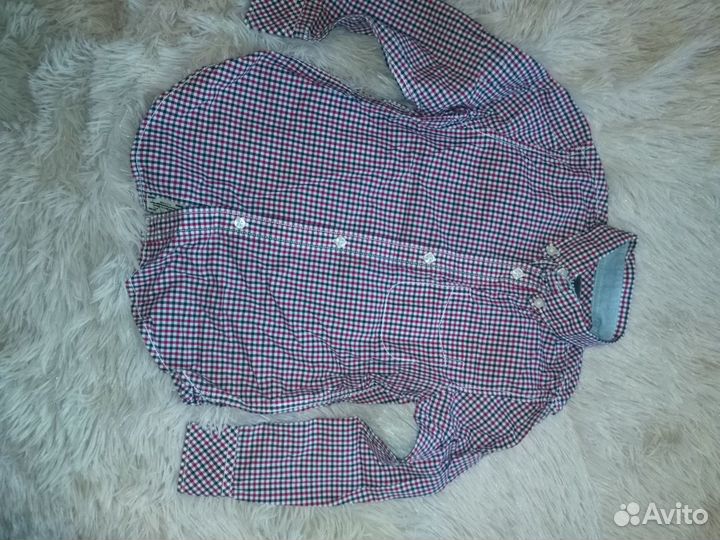 Рубашка H&M как новая 4-6лет рост110-116