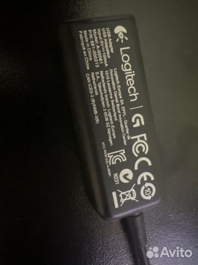 Usb адаптер (переходник на 7.1 звук) Logitech