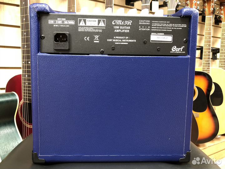 Комбоусилитель Cort CM15R-EU-DB, 15Вт (синий)