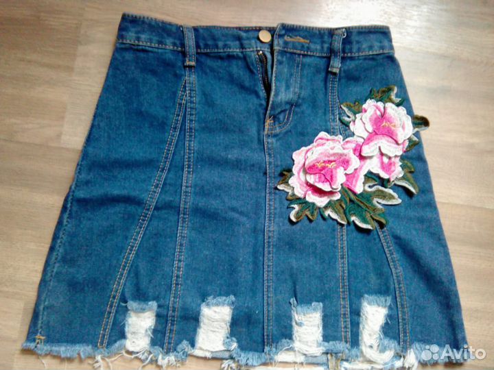 Джинсовая юбка