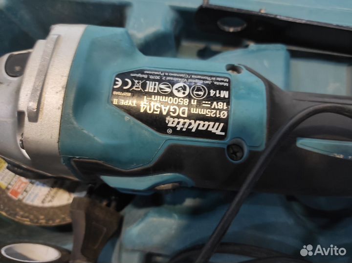 Ушм болгарка 125 makita DGA504RF