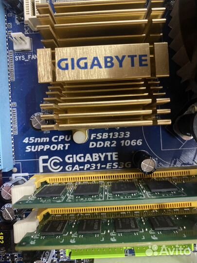 Материнская плата 775 core 2 duo 4gb озу
