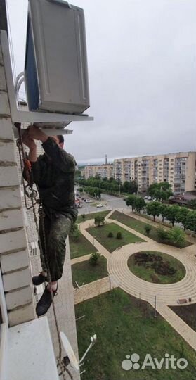 Установка сплит систем,алмазное сверление