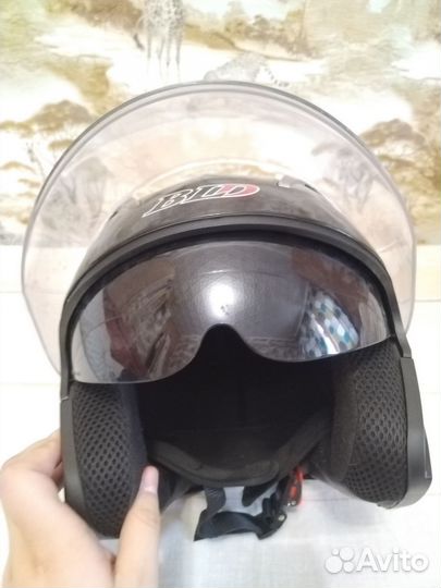 Шлем для мотоцикла без подбородка