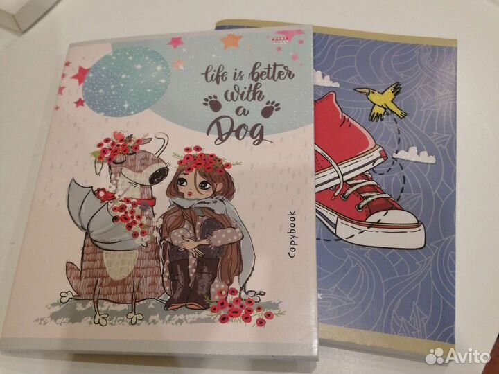 Тетради в клетку 96 листов 2 шт