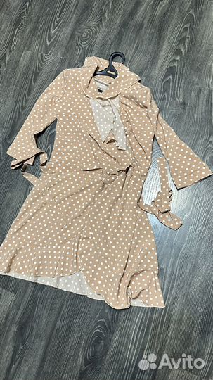 Платье бежевое