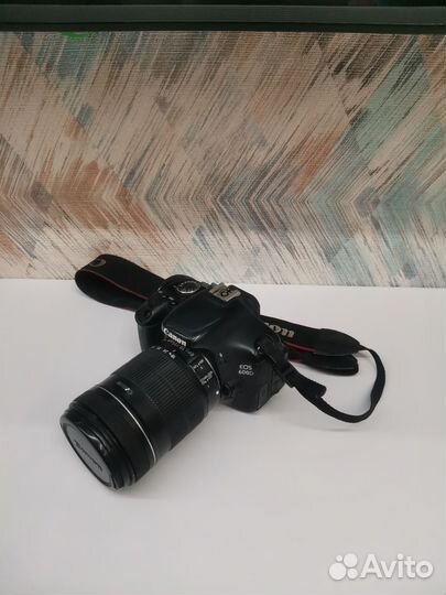 Canon EOS 600d с объективом efs 18-35