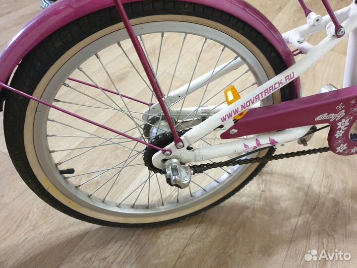 Детский велосипед Novatrack Butterfly 20