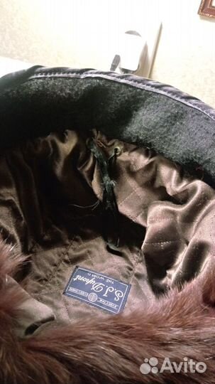 Зимняя шапка женская песец