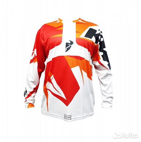 Джерси KTM flux (оранжево-белая)