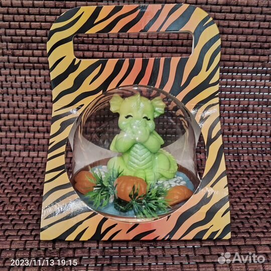 Подарок дракон из мыла