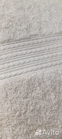 Полотенце махровое 70х140 светло-кремовое