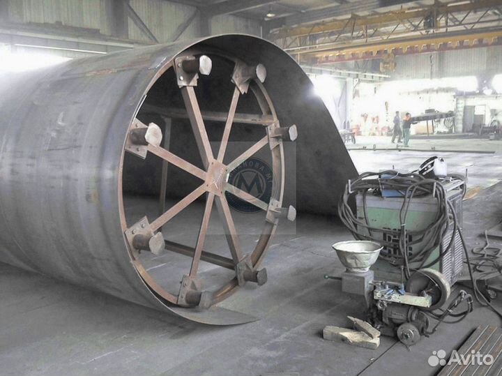 Цистерна горизонтальная 150м3. Емкость