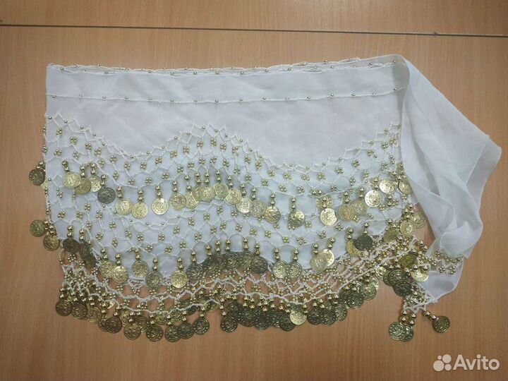 Платок с монетами для восточных танцев