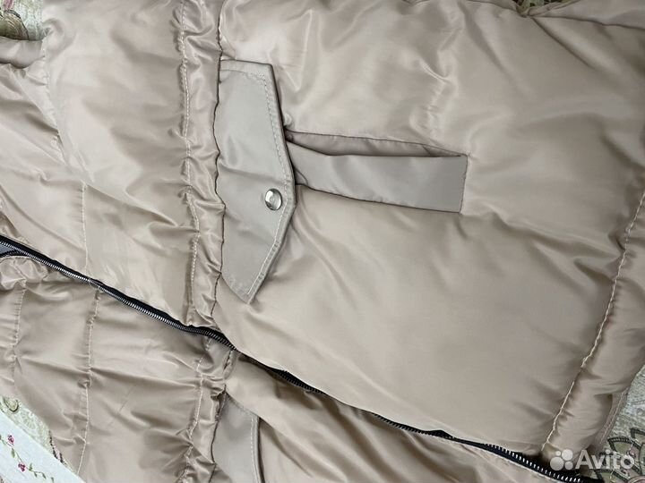 Жилетка женская безрукавка бежевая