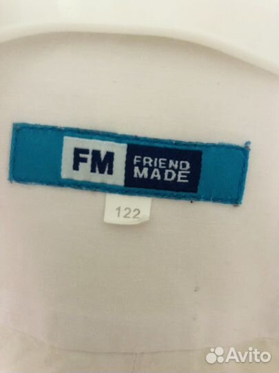 Рубашка белая 122