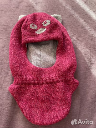 Шапка шлем для девочки