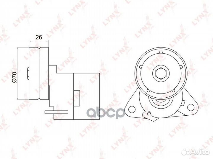Натяжитель ремня навесного оборудования PT3031