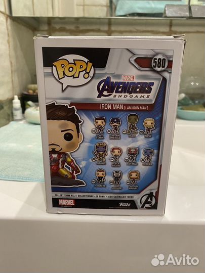 Фигурка funko pop iron man железный человек 580