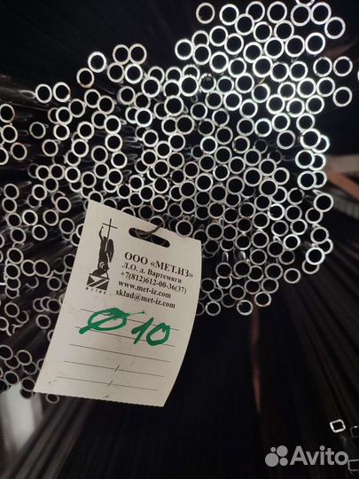 Труба металлическая эл св 10х1,2 дл 6м