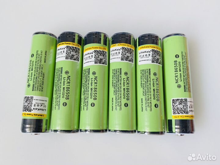 Аккумуляторы 18650 LiitoKala 3400мАч с защитой PCB